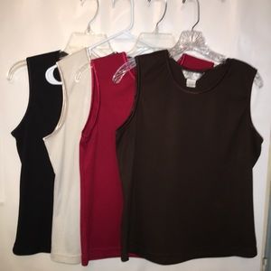 4 ALLISON DALEY PETITE MEDIUM Tank Tops